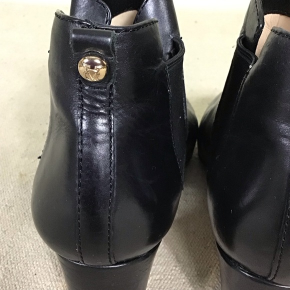 Vero Cuoio Signature black leather ankle bootie Women’s Size 8.5 - Picture 6 of 10
